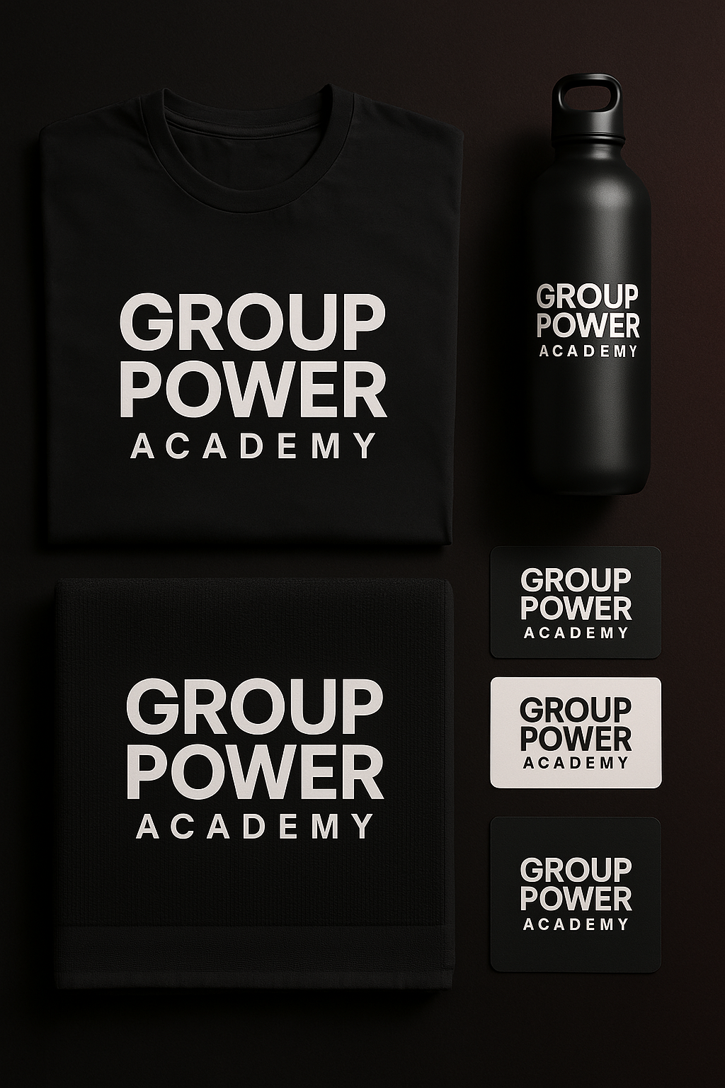Group Power Academy Products & Stationary Example